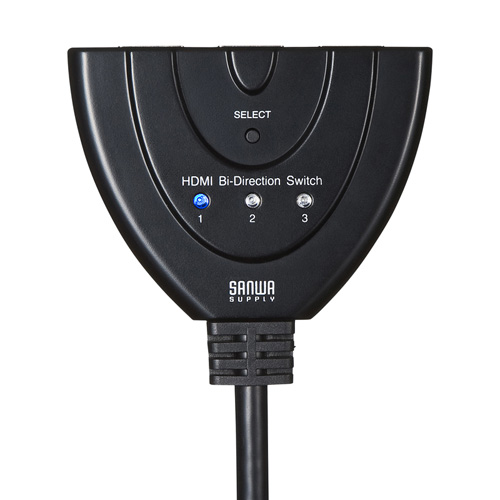 HDMI切替器(3入力・1出力または1入力・3出力)