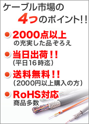 ケーブル市場の4つのポイント