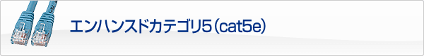 エンハンスドカテゴリ5(cat5e)