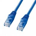 LANケーブル カテゴリ6 0.5m UTP ブルー