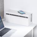 ケーブルボックス ABS樹脂製 完成品 幅40cm 電源タップ収納ボックス ホワイト