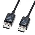 DisplayPortケーブル スリムタイプ 2m DP Ver1.2 ブラック