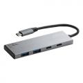 【アウトレット】スリムUSBハブ USB-C接続 USB A×2 USB-C×2 USB 10Gbps バスパワー