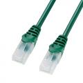 ツメが折れない LANケーブル Cat5e 2m UTP より線 グリーン