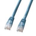 LANケーブル カテゴリ5e 2m 単線 UTP ブルー