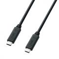 USB Type-Cケーブル 1m USB 3.1 Gen2 USB PD 60W対応 ブラック