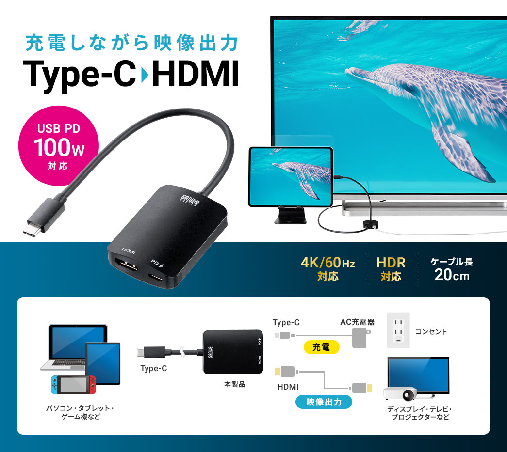 欲しいの 配線 HDMI ゲーム Switch ケーブル iPhone 変換 パソコン最安