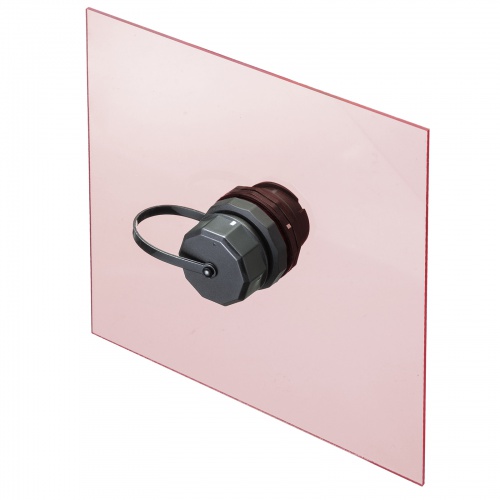 パネルマウント対応 RJ-45中継アダプタ CAT6A STP 防水防塵 IP68 PoE/PoE+/PoE++対応