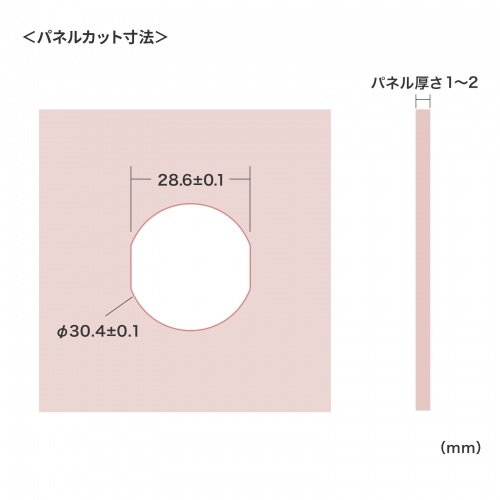 パネルマウント対応 RJ-45中継アダプタ CAT6A STP 防水防塵 IP68 PoE/PoE+/PoE++対応