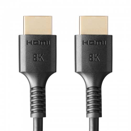 ウルトラハイスピードHDMIケーブル スリムタイプ 2m 8K/60Hz Dynamic HDR対応 48Gbps UltraHighSpeed認証品