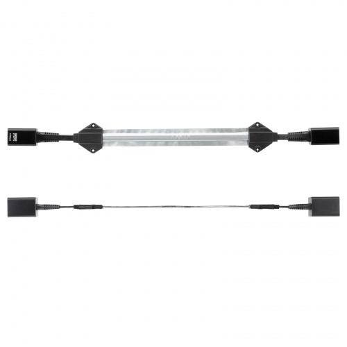 すきま用LANケーブル カテゴリ6A 44cm PoE対応 両面テープ 木ネジ取り付け