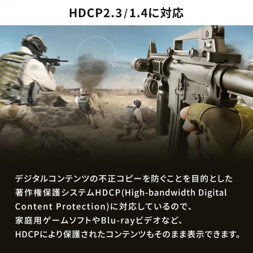 DisplayPortケーブル 1.5m DP ver.2.1 UHBR20 最大16K/120Hz対応 DP80 VESA認証品