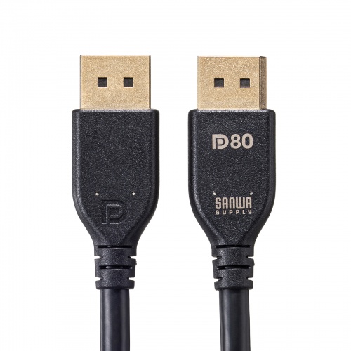 DisplayPortケーブル 2m DP ver.2.1 UHBR20 最大16K/120Hz対応 DP80 VESA認証品