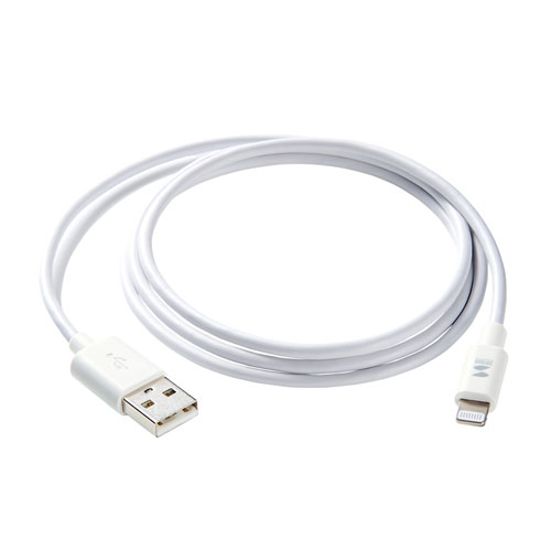 Lightningケーブル 1m USB A ホワイト MFi認証品 iPhone iPad データ