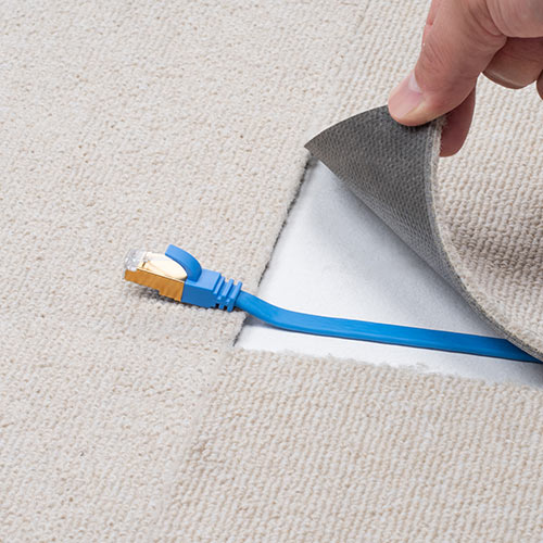 【アウトレット】LANケーブル カテゴリ8 薄型 3m ブルー