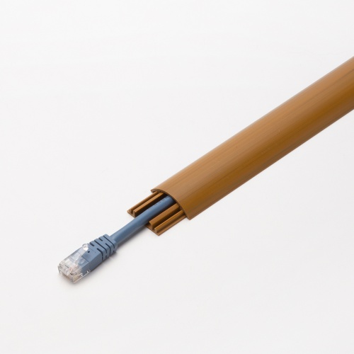 床用ケーブルモール 幅30mm 長さ1m ライト木目