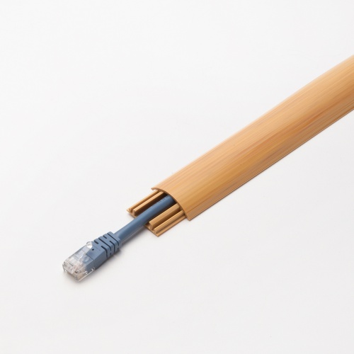 床用ケーブルモール 幅30mm 長さ1m ナチュラル木目