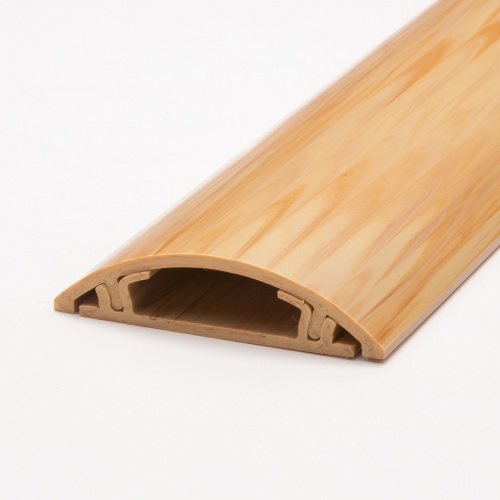 床用ケーブルモール 幅50mm 長さ1m ナチュラル木目