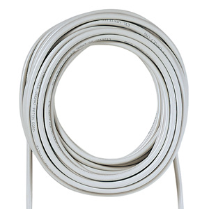 【アウトレット】簡易屋外用LANケーブル カテゴリ5e 300m ケーブルのみ 自作用 単線 STP ライトグレー