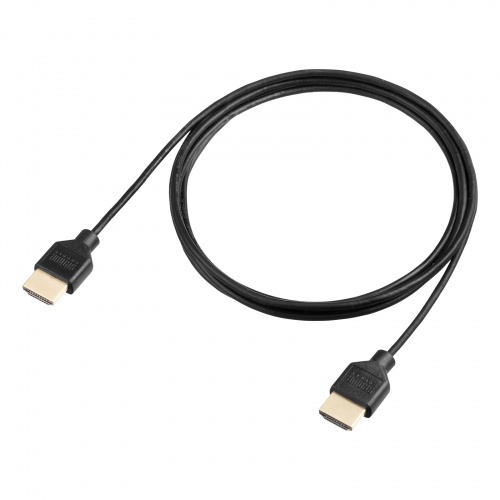 【アウトレット】スリムHDMIケーブル 2m 4K/30Hz対応 ハイスピードHDMI認証品