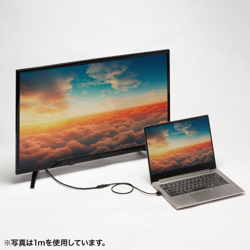 USB Type-C 延長ケーブル 0.1m USB 5Gbps USB PD100W対応