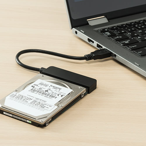 【アウトレット】SATA-USB A変換ケーブル USB3.1 Gen1 2.5インチSSD HDD