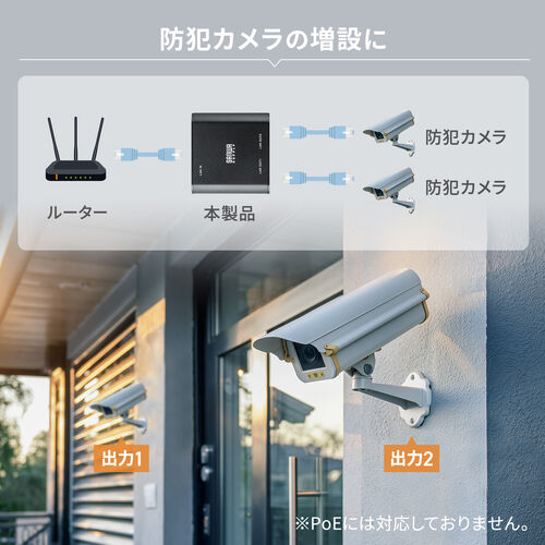 スイッチングハブ LANハブ ギガビット 3ポート USB給電 アルミ筐体