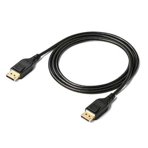 【アウトレット】DisplayPortケーブル 1.5m DP ver1.4認証品 8K/60Hz 4K/120Hz HDR10対応 ブラック