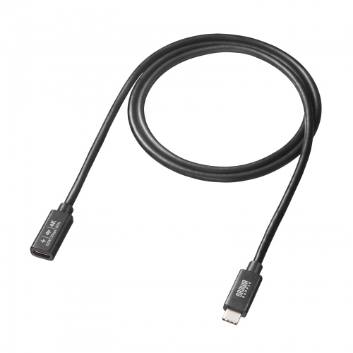 USB Type-C延長ケーブル 1m USB 5Gbps USB 100W対応