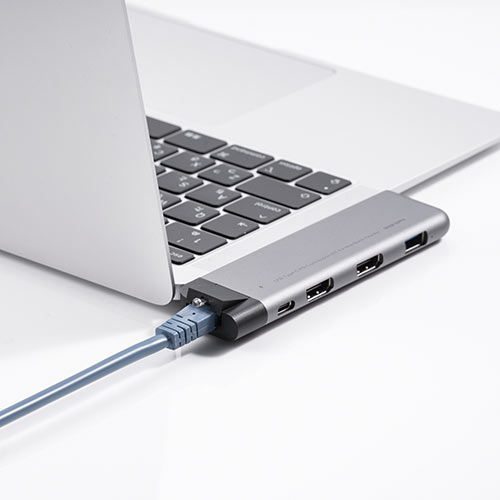 MacBook Pro/Air専用ドッキングステーション HDMI USB A USB Type-C