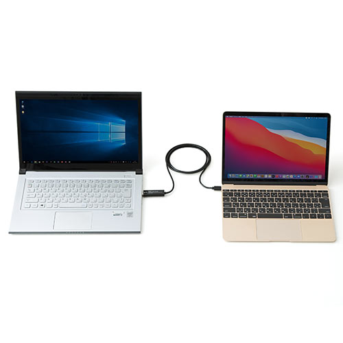 USBリンクケーブル USB3.2 Gen1 PC間 高速データ転送 データ移行 Windows/Mac両対応  Type-Cコネクタ/YK-USB070/500-USB070【ケーブルのネット通販専門店 ケーブル市場】