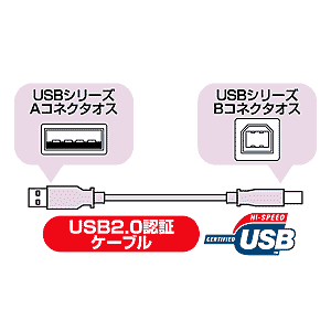 【アウトレット】USBケーブル(ライトグレー・0.6m)