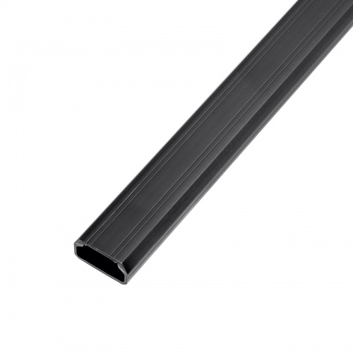 ケーブルモール 幅26mm 角型 壁用 床用 フラット 両面テープ付き 釘・ネジ止めが可能 配線 ダクト カバー ケーブル収納 ブラック