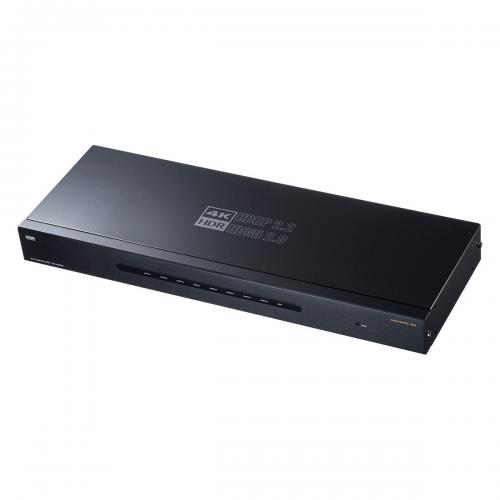 FULL HD対応 HDMI 2分配器 HDMI分配器(HDMIスプリッター・HDCP2.2・HDR対応・4K/60Hz・8分配・1