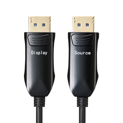 DIsplayPort光ファイバケーブル 15m KC-DPFB150 SANWA SUPPLY DisplayPort光ファイバケーブル ブラック 15m 4K