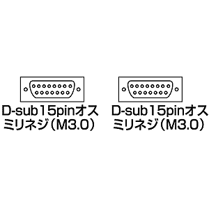 NEC対応ディスプレイケーブル(アナログRGB・1.5m)