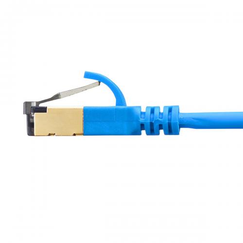 【アウトレット】カテゴリ8細径LANケーブル(ブルー・5m)