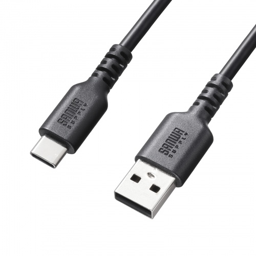 USB Type-Cケーブル 2m USB 2.0 USB A USB-Cコネクタ ブラック