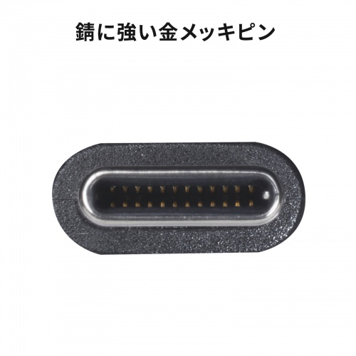 USB Type-Cケーブル 1m USB 2.0 L型コネクタ USB-C USB Aコネクタ