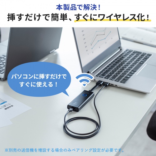ワイヤレスHDMIエクステンダー 送受信機セット HDMI接続 送信機2台 最大15m 収納ボックス付属