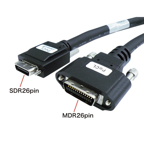カメラリンクPoCLロボットケーブル(SDR26pinオス-MDR26pinオス・3m)