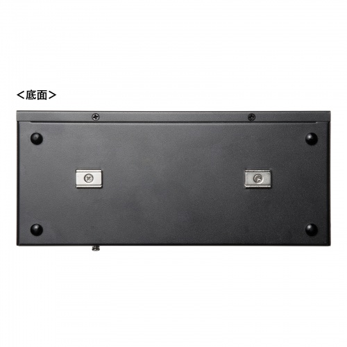 スイッチングハブ PoE給電 ギガビット メタル筐体 8ポート PoE+ IEEE 802.3af/at ファンレス 静音 マグネット付き 全ポート合計60W