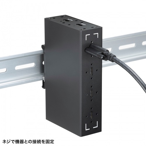 産業用 USB Type-Cケーブル 2m USB 20Gbps USB PD 240W対応 抜け止め シングルスクリューロック