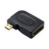 HDMI変換アダプタ(マイクロHDMI・L字型・ブラック)