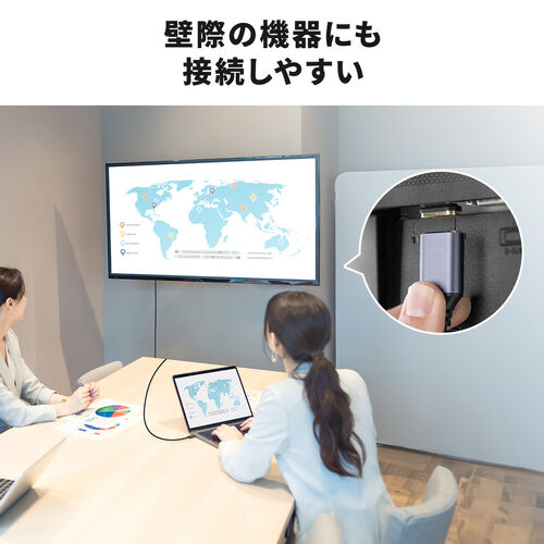 【アウトレット】ウルトラハイスピードHDMIケーブル 0.5m マグネット接続コネクタ 8K60Hz 4K120Hz HDR対応