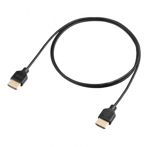 【アウトレット】スリムHDMIケーブル 1m 4K/30Hz対応 ハイスピードHDMIケーブル認証品