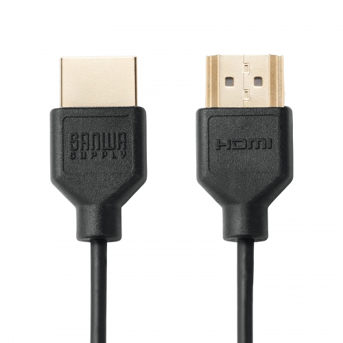 【アウトレット】スリムHDMIケーブル 1m 4K/30Hz対応 ハイスピードHDMIケーブル認証品