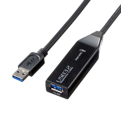 USBアクティブリピーターケーブル 3m USB 3.2 延長ケーブル