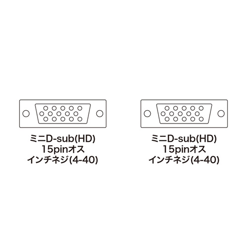 ディスプレイケーブル(複合同軸・アナログRGB・20m・コア付き)