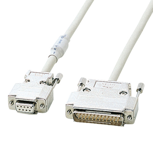 RS-232Cケーブル(TA/モデム用・10m・ツイストペア・メタル RS-232Cケーブル(TA/モデム用・10m・ツイストペア・メタル